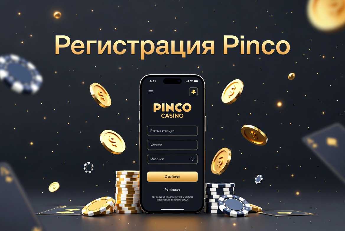 Раздел регистрации в Pinco казино